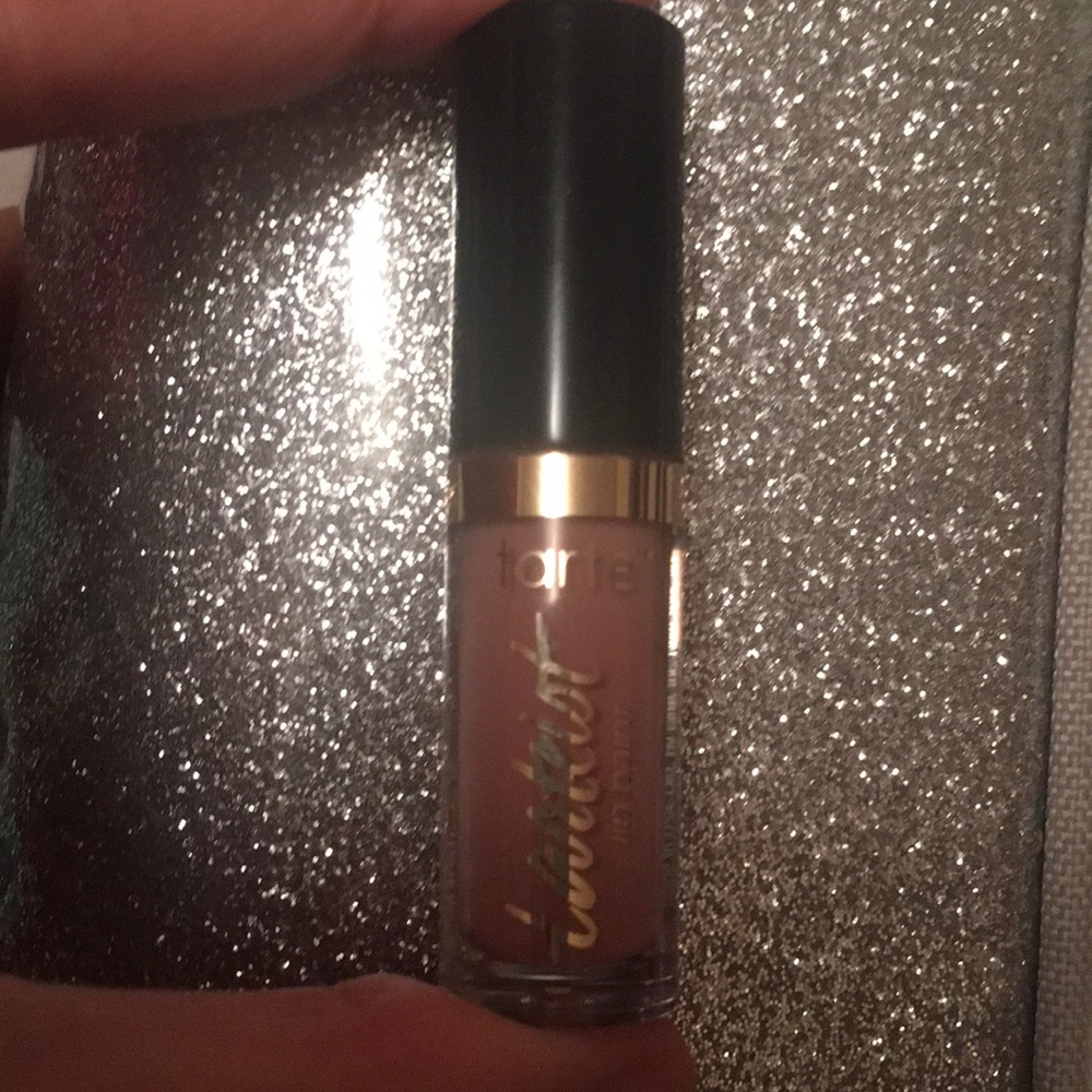Never used tarte “birthday suit” lip paint
